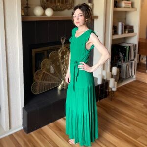 Gilli Green Midi Or Maxi Dress